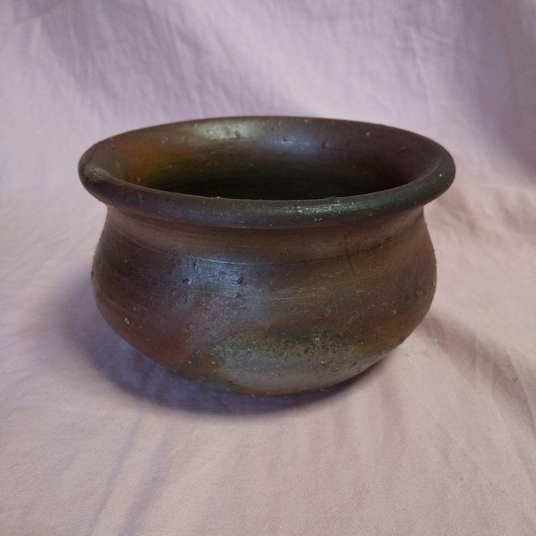 備前焼 　楽山　 建水