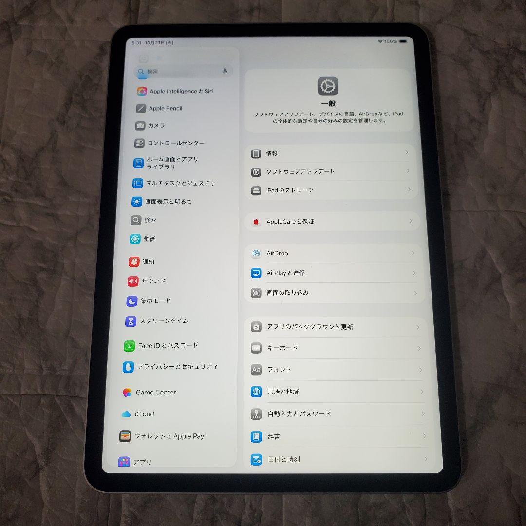 186 iPad pro 11インチ 3世代 256GB M1チップ シルバー