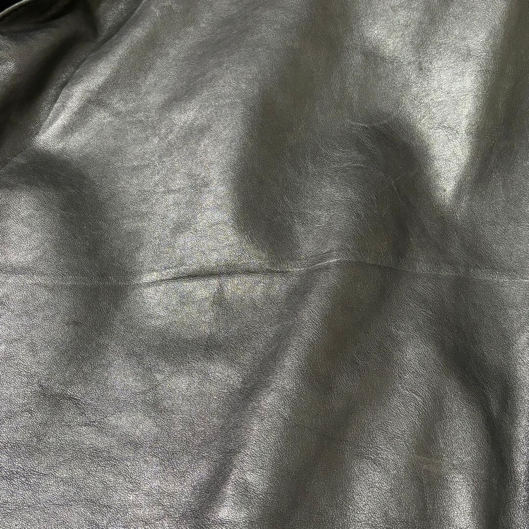 ⭐︎超希少　ショット　シングル　レザージャケット　ライダース　チンスト　本革