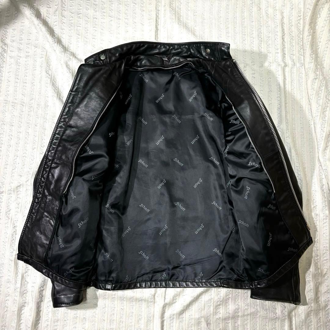 ⭐︎超希少　ショット　シングル　レザージャケット　ライダース　チンスト　本革