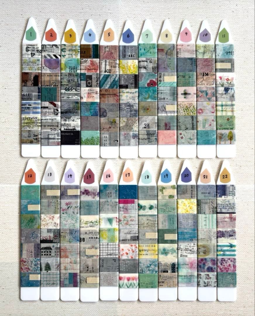 ヨハク　マスキングテープ326種類　各約30cm　お裾分け　切り売り