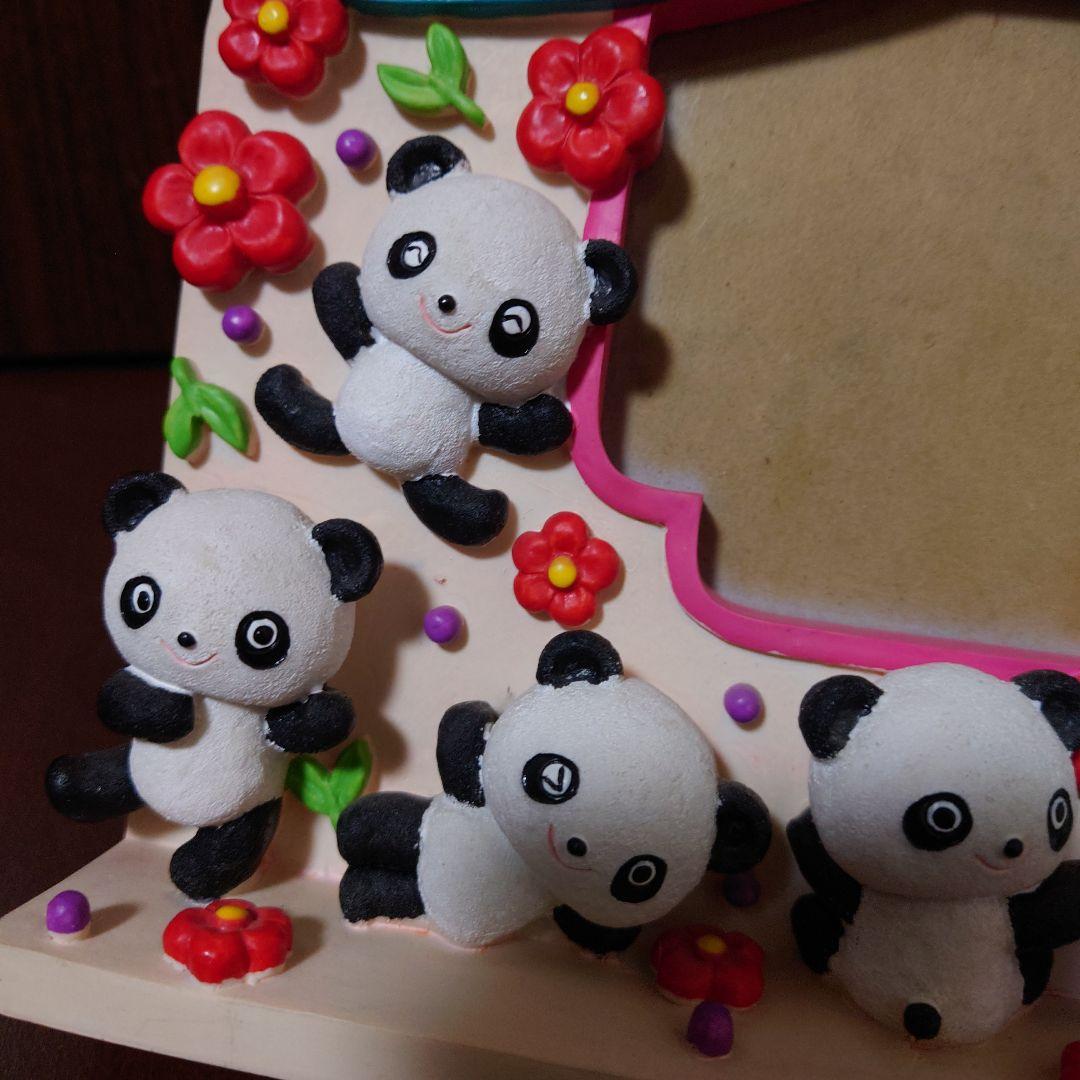 平成レトロ 激レア パンダ マスコット フォトフレーム