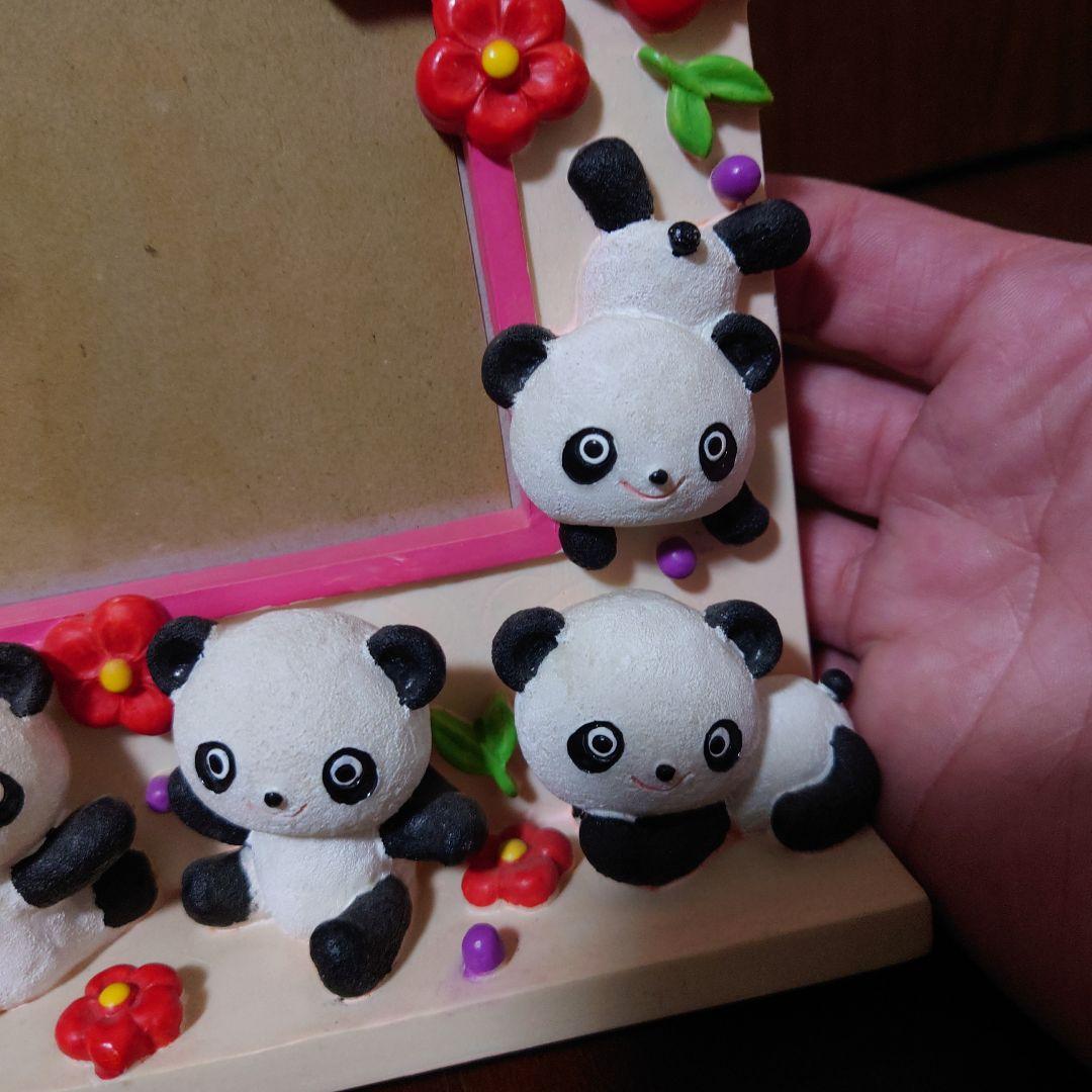 平成レトロ 激レア パンダ マスコット フォトフレーム