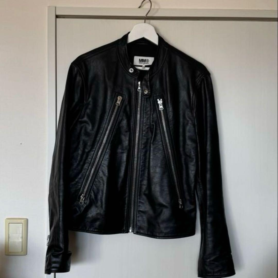 マルジェラMM6 八の字ライダース サイズ 40（メンズサイズ）