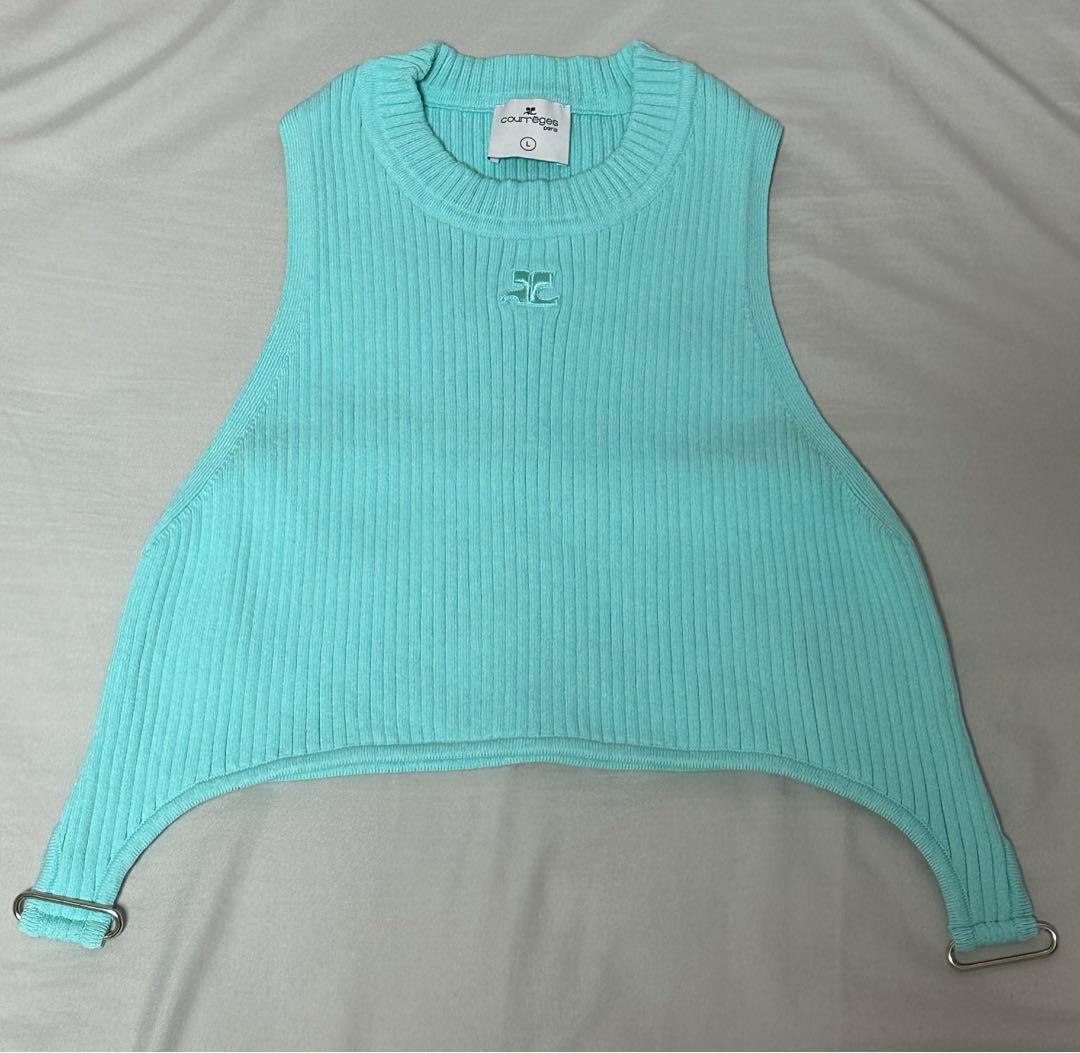 Courreges クレージュ ノースリーブトップ