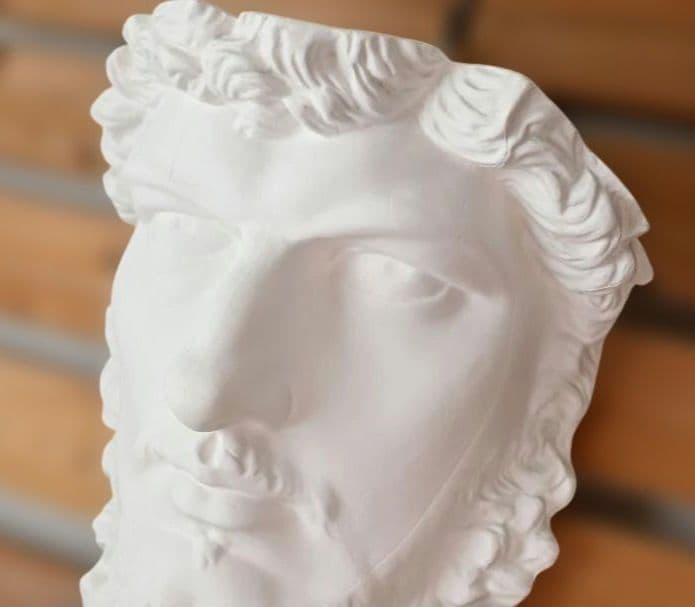 石膏像（ルキウス・ウェルス帝）半面