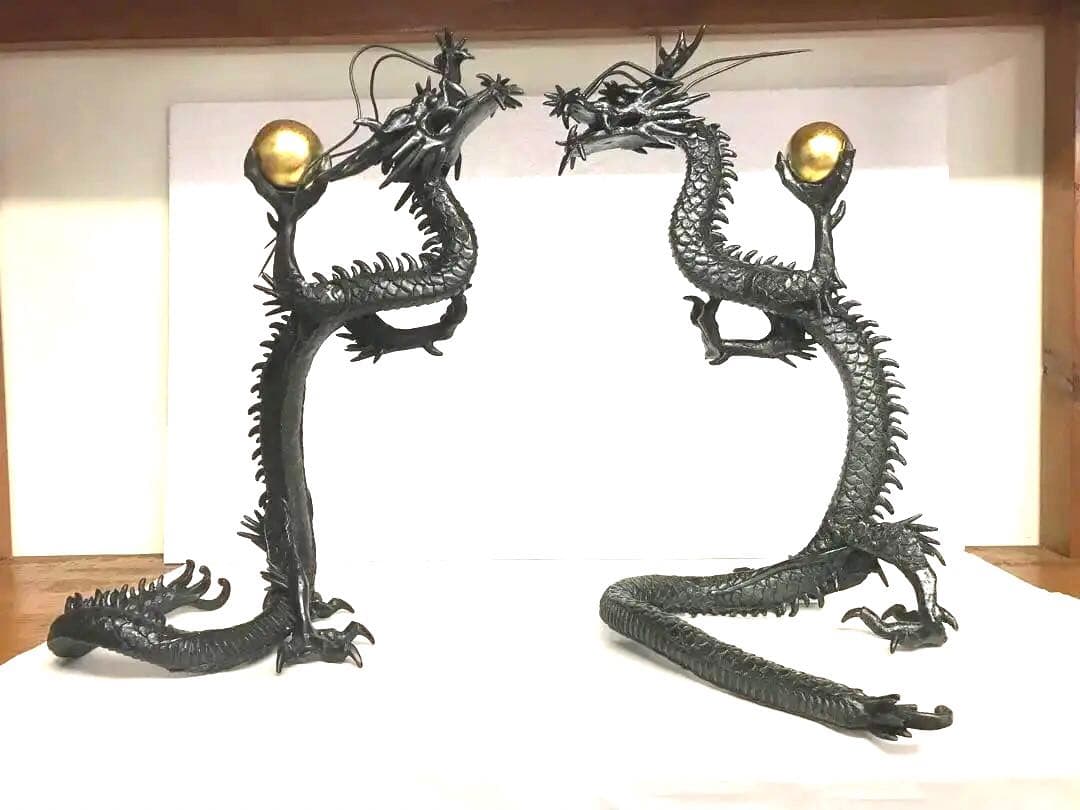 銅製・特大龍「左向き」