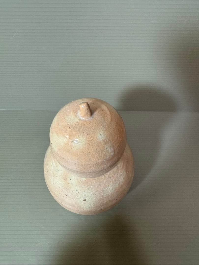2755 朝日窯　松露庵　松林豊斎作　瓢箪型　置物　未使用