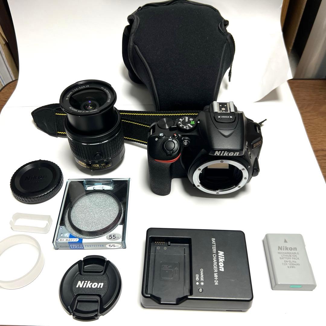 【一眼レフカメラ】Nikon D5600 18-55 VR kit