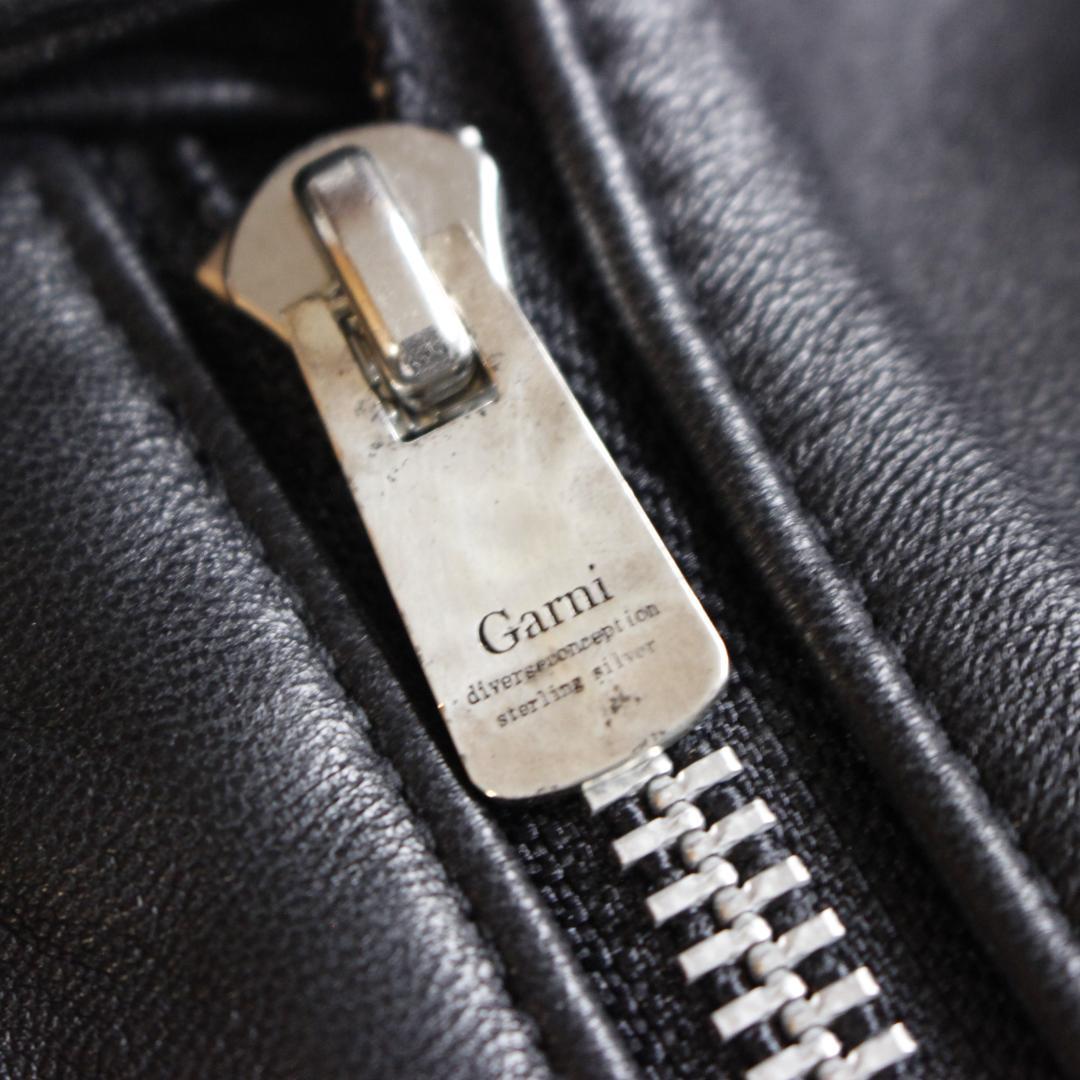 【極美品】ガルニ レザージャケット ブラック L ラムレザー