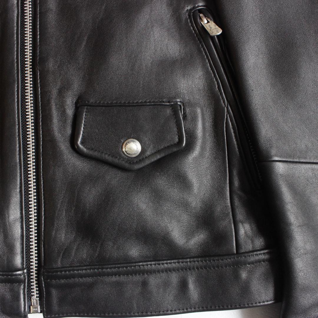 【極美品】ガルニ レザージャケット ブラック L ラムレザー