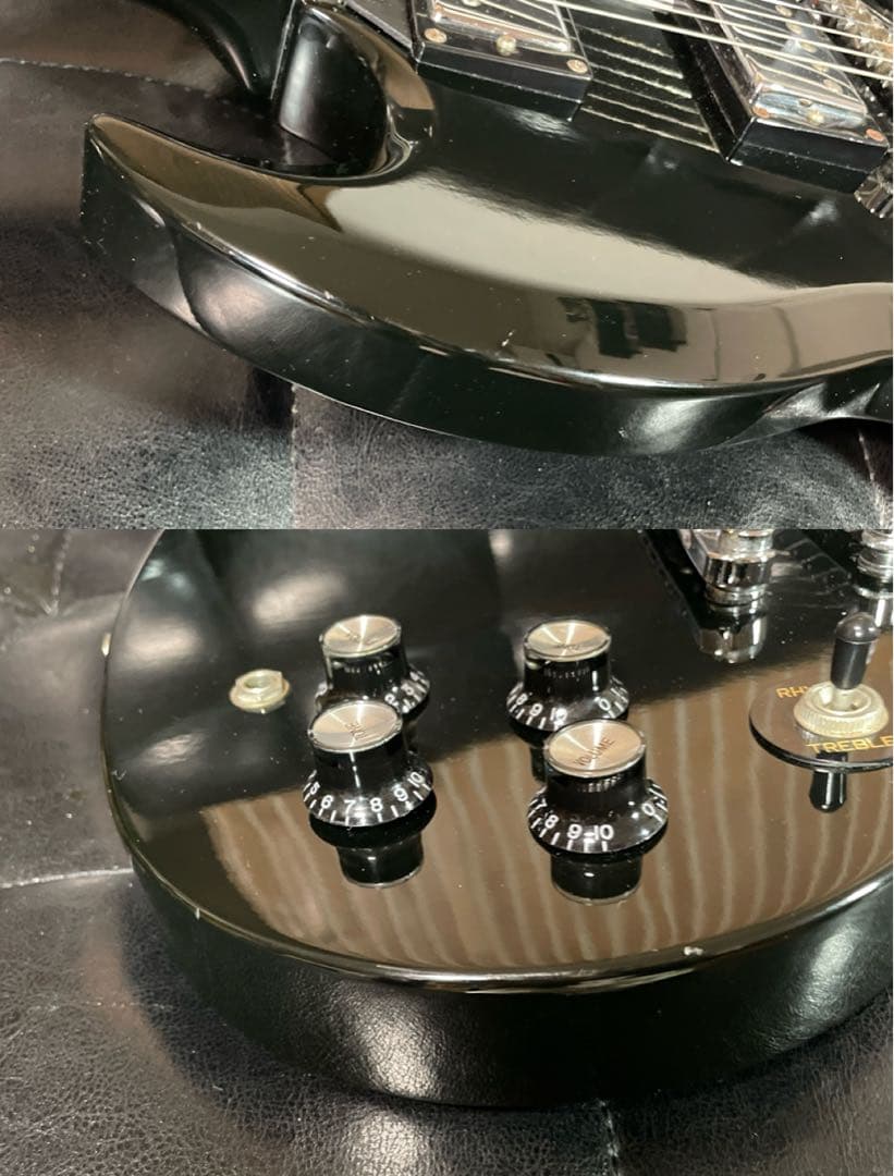 Epiphone SG 鼈甲 BLACK GROVER PEGグローバー