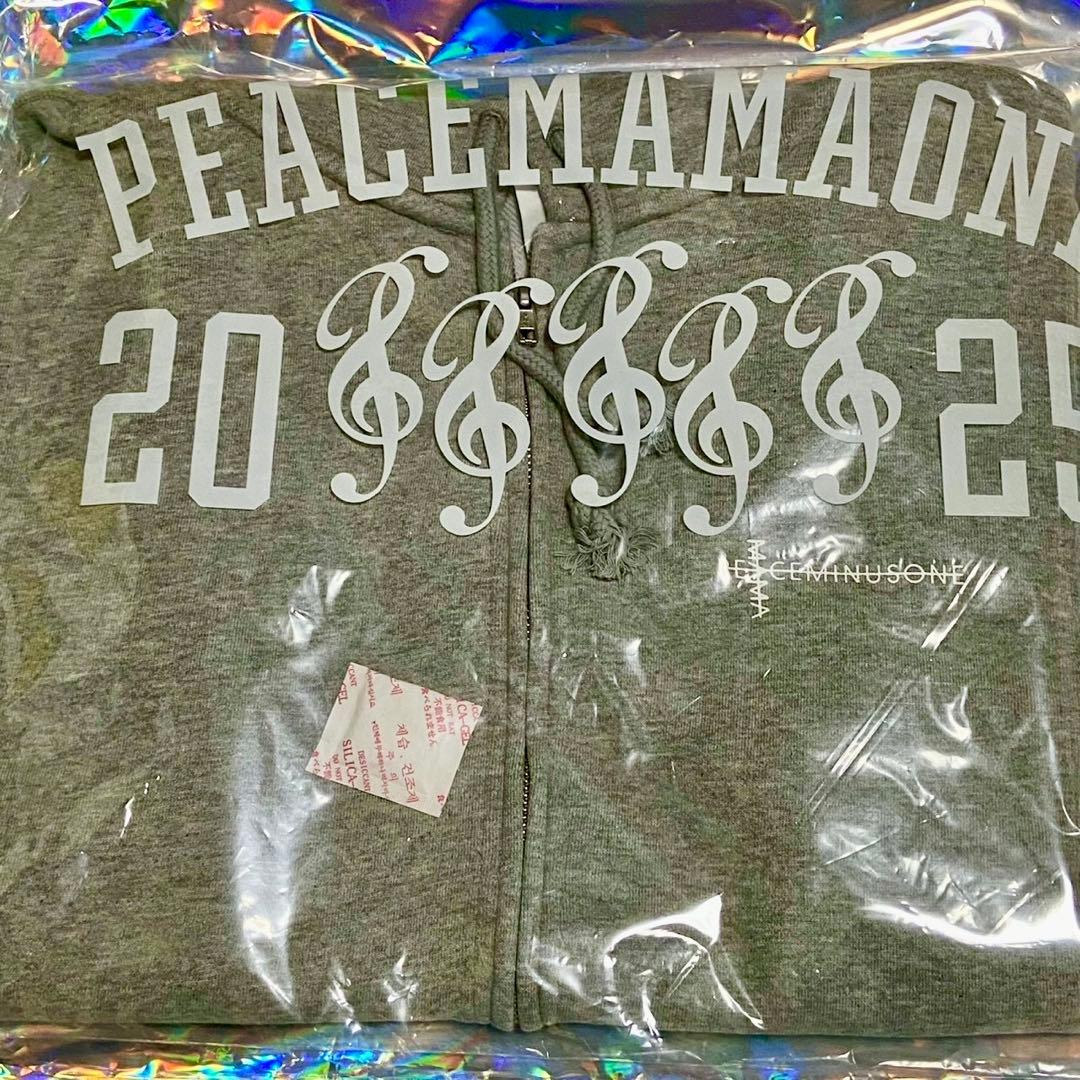 GDRAGON PEACEMAMAONE 2025 フーディ グレー MAMA