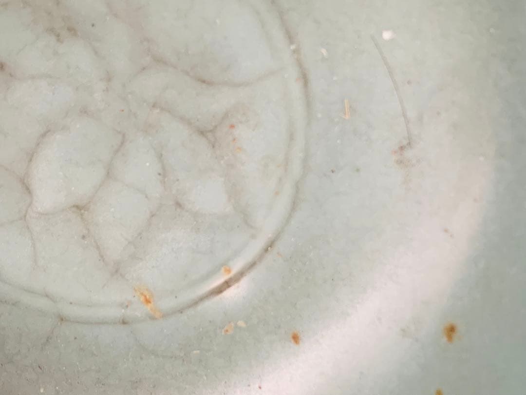 中国蓮花紋様青磁鉢