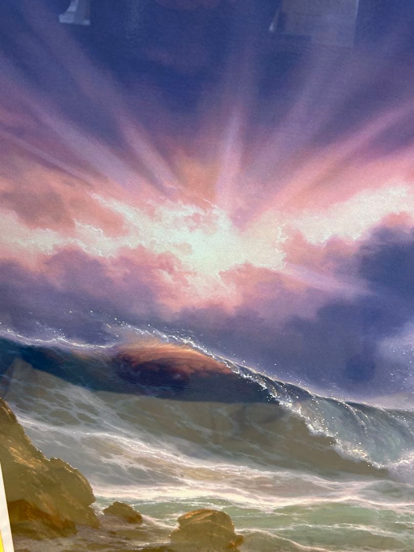 ダボラ　アイランド　サンベースト　絵画　版画　ED34/200