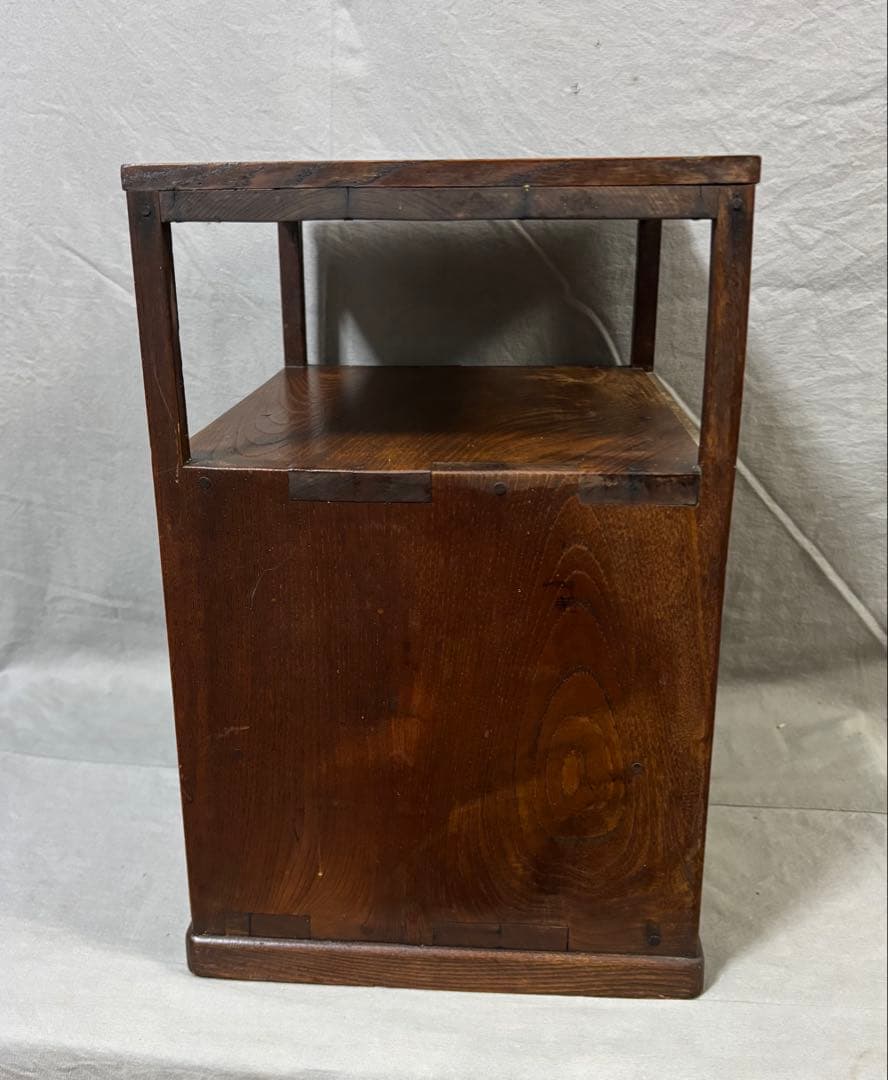 時代小箪笥 欅材 天然木 アンティーク家具 ビンテージ 木製箪笥