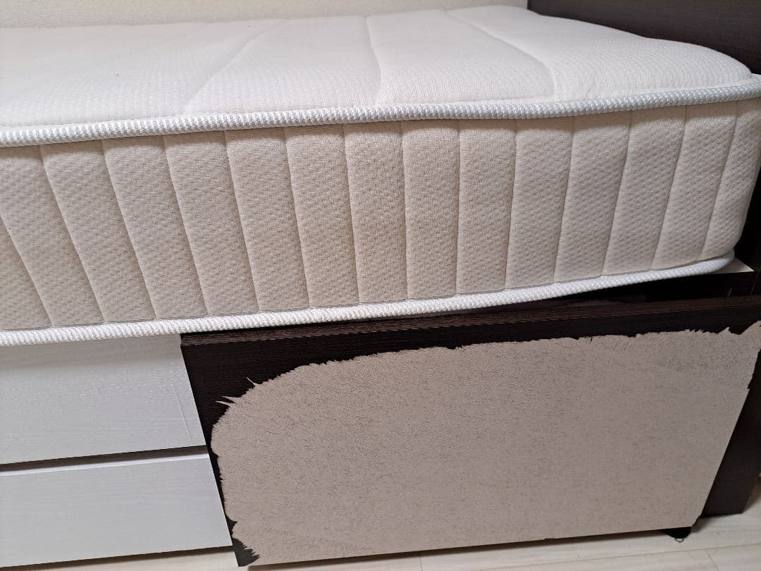 ニトリ 収納付きシングルベッドフレーム　ジオ