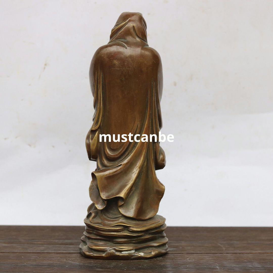 銅製 仏像 達磨祖師駅像 鎮宅辟邪 開運風水 招財 置物 工芸品 装飾品