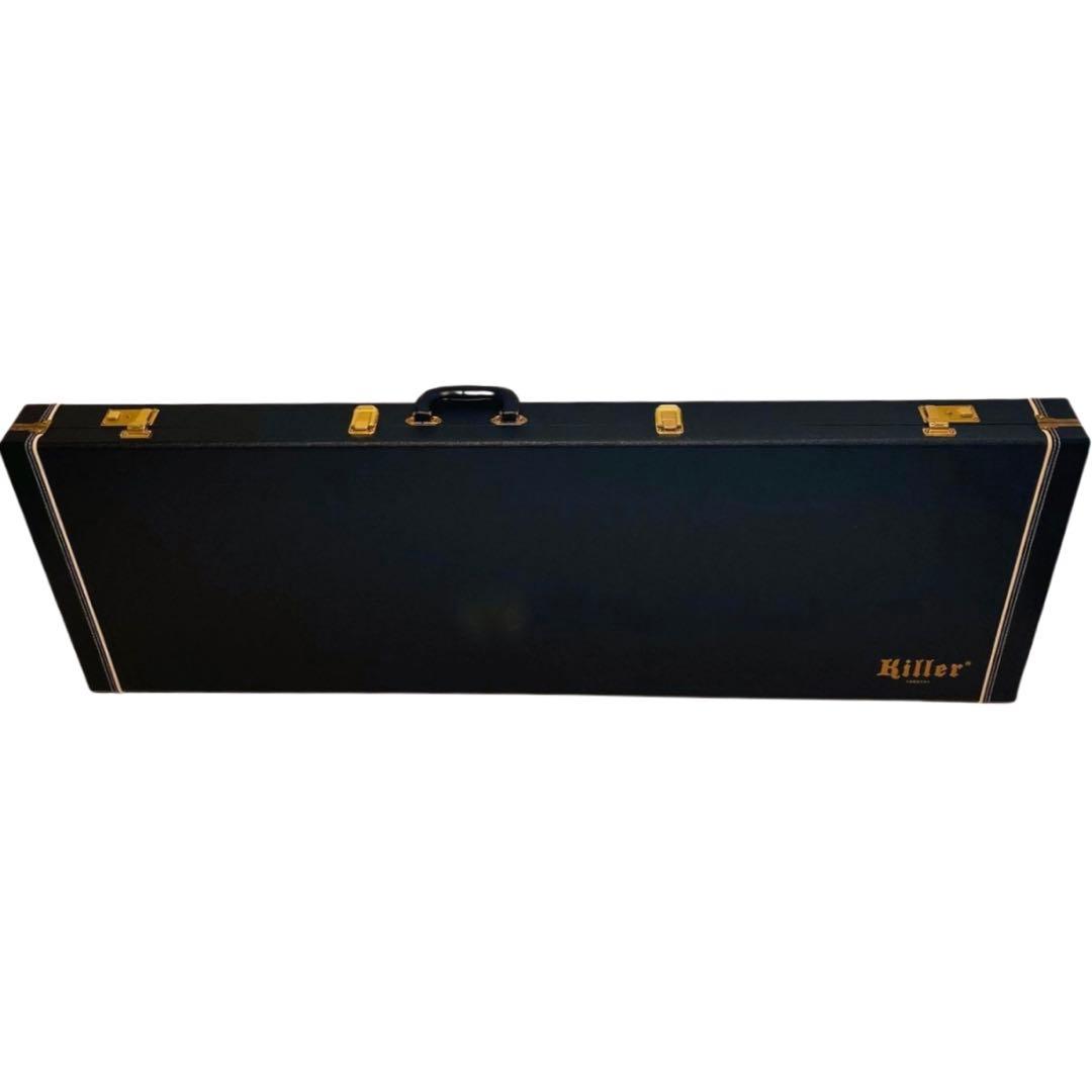 美品 Killer KBシリーズ ベース用 ハードケース ゴールドパーツ 鍵付き