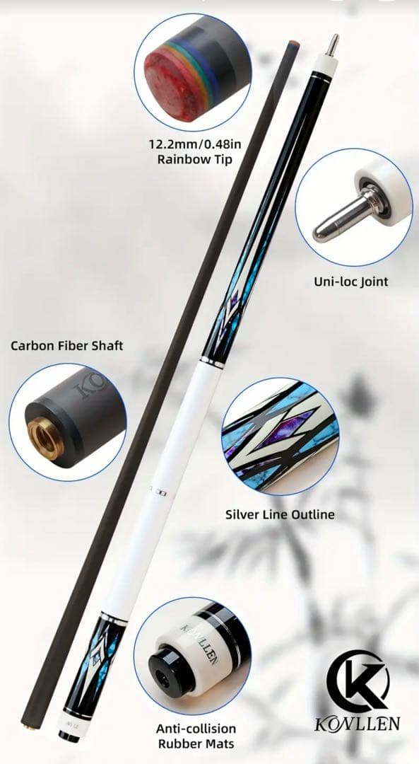 KONLLEN NJ ビリヤードキュー