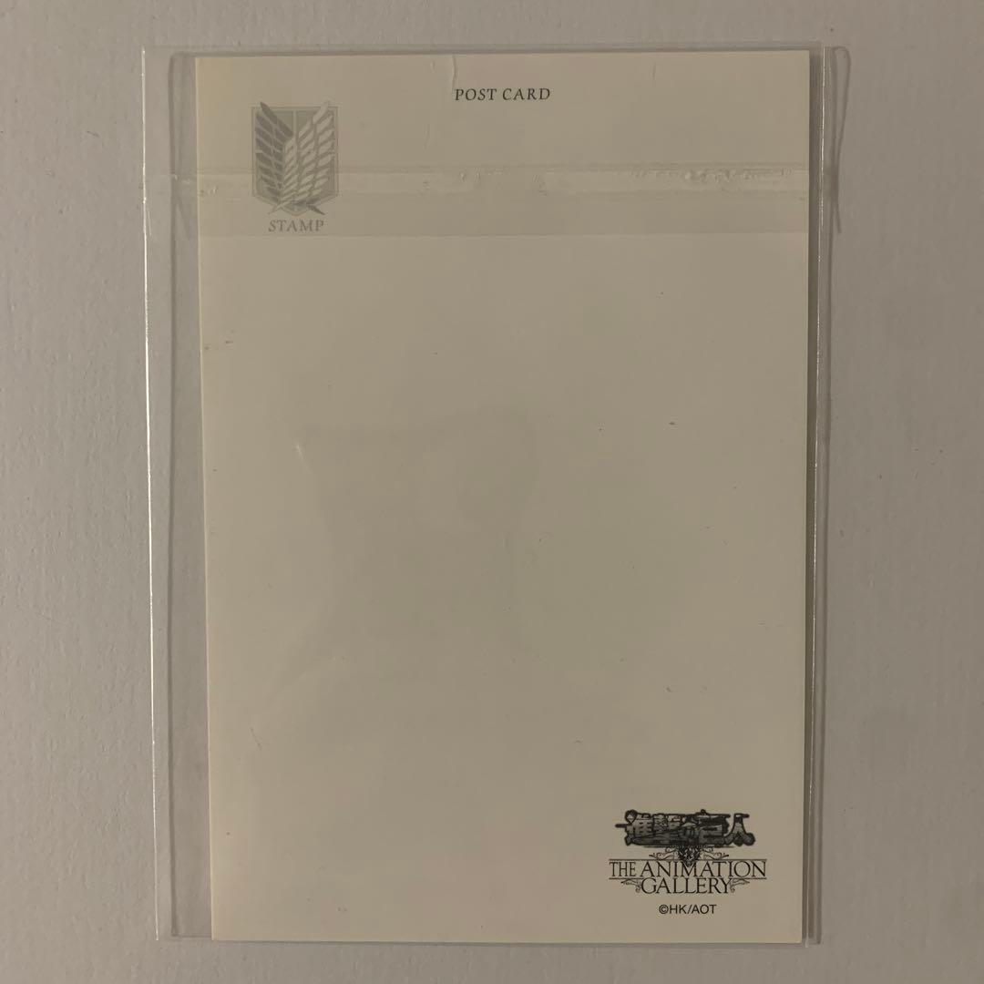 進撃の巨人 激レア リヴァイ 原画展 サイン入り ポストカード