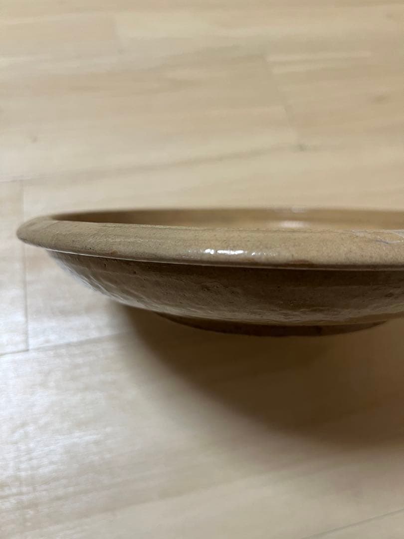 古瀬戸 石皿 絵瀬戸 皿 古美術 骨董 民藝 大堀相馬焼 珍品 竹 JAPAN