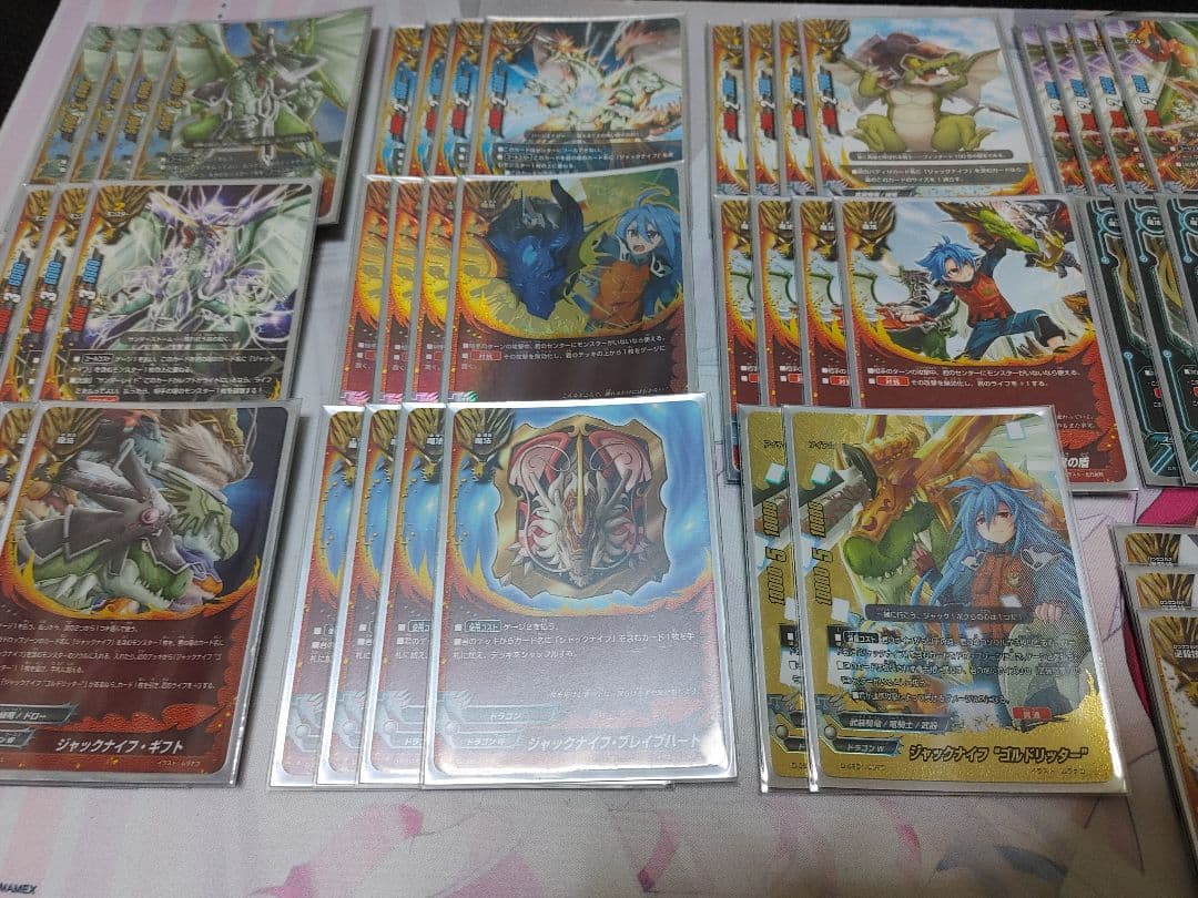 公認大会優勝経験あり 2重スリーブ付き バディファイト ジャックナイフ デッキ