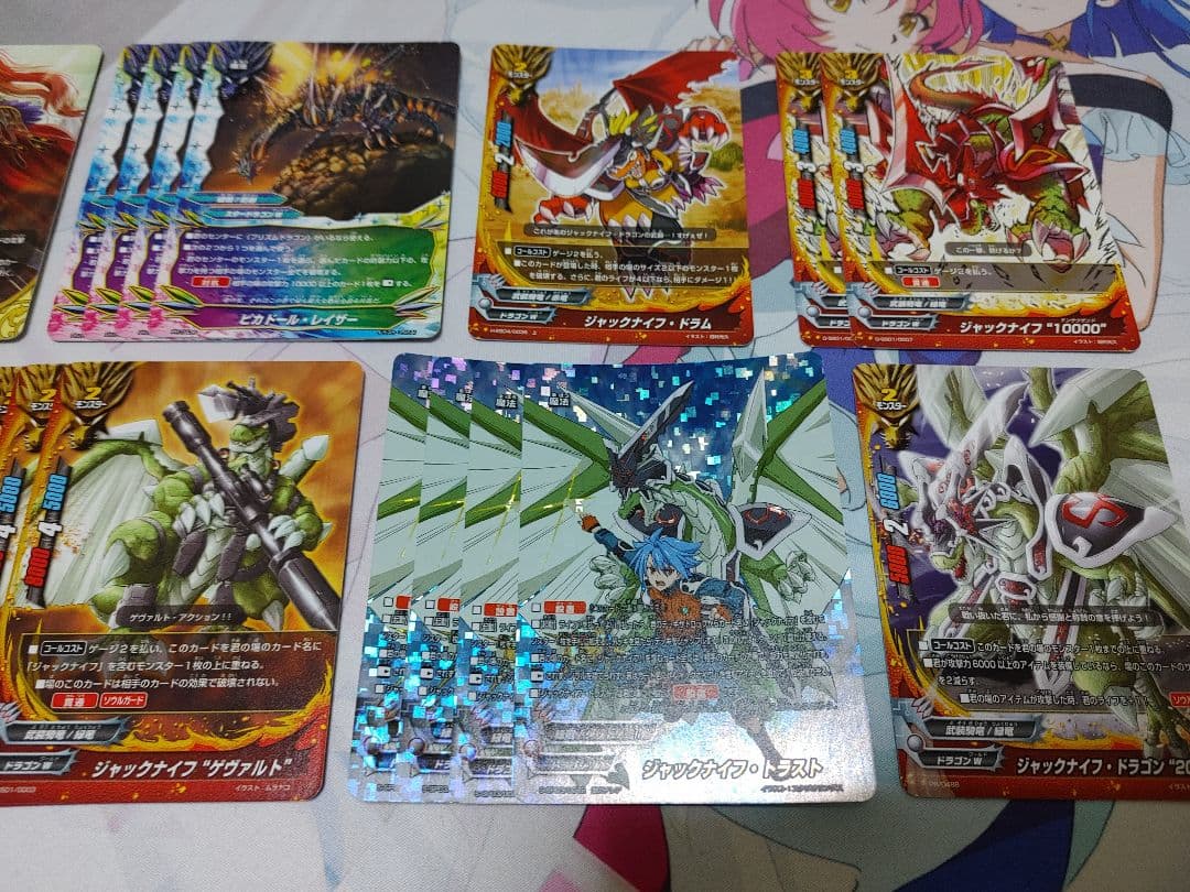 公認大会優勝経験あり 2重スリーブ付き バディファイト ジャックナイフ デッキ