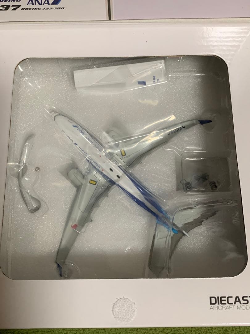 ANA 全日空 B737 JA02AN タグ モデルプレーン フラップダウン