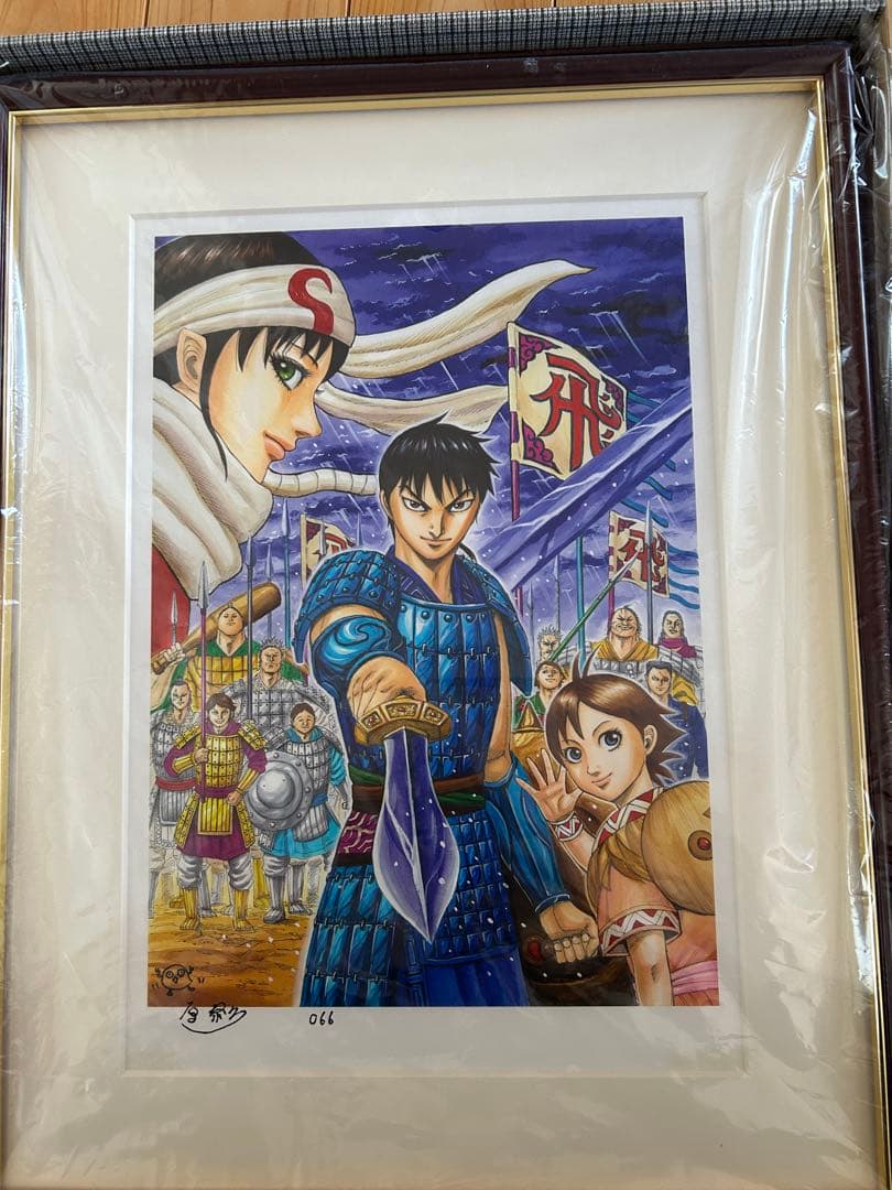 最終値下げ！キングダム サイン入り複製原画