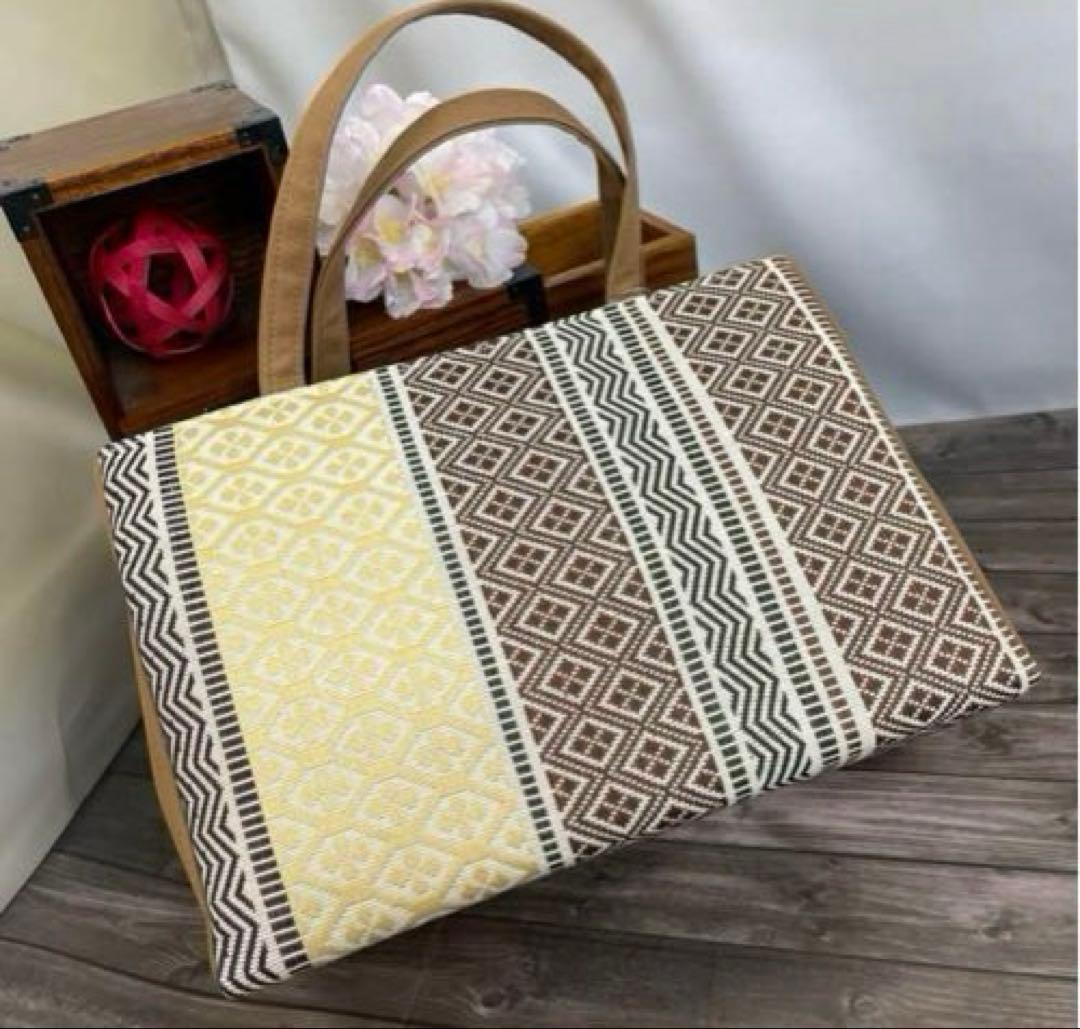 あき様おまとめ☆2232✨SALE❣️✨西陣帯地使用✨大容量手提げバッグ　新品
