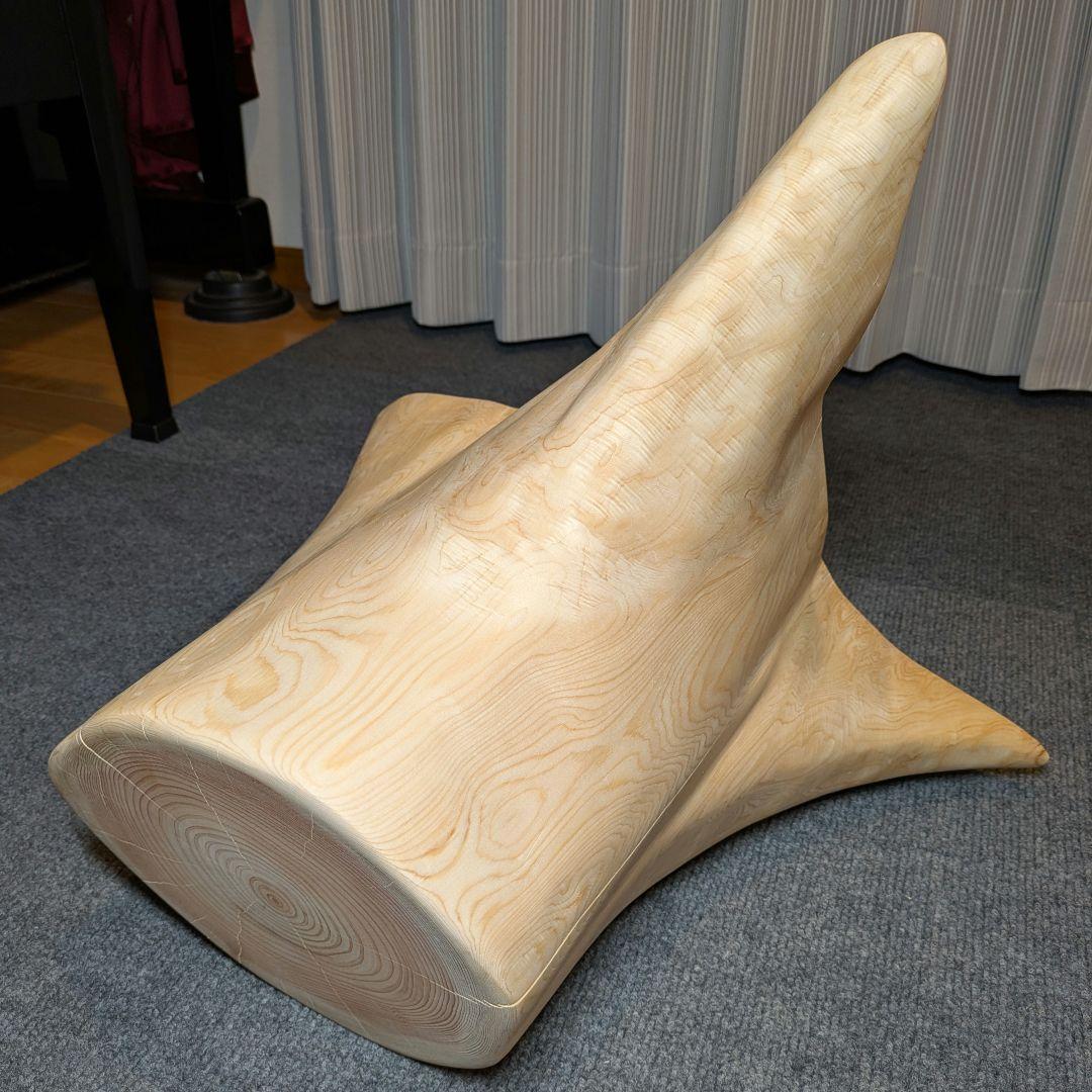 檜　切り株　丸太　椅子　スツール　　 　高さ約33㎝