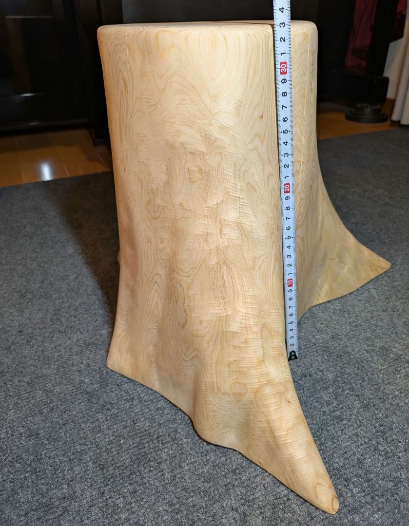 檜　切り株　丸太　椅子　スツール　　 　高さ約33㎝