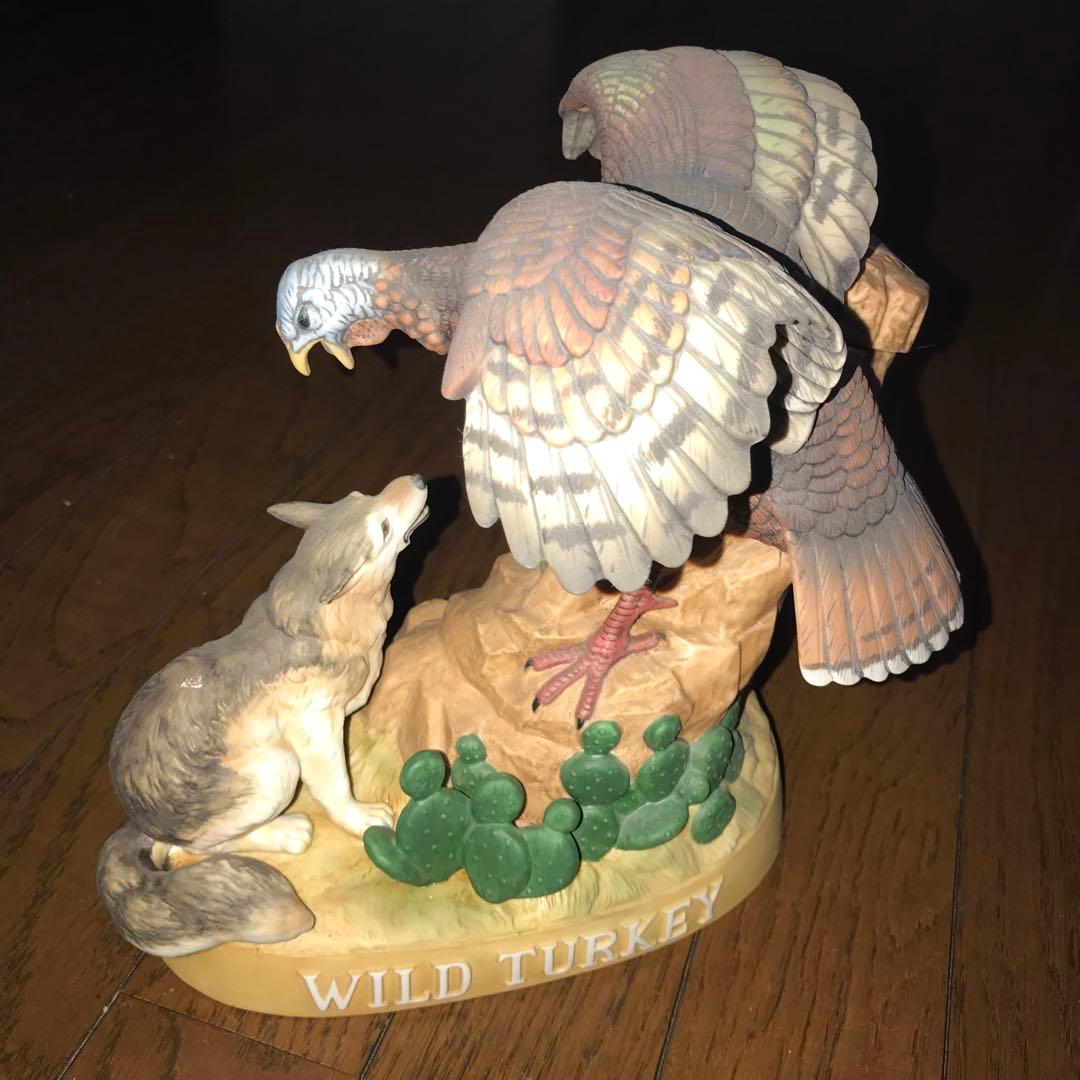 ワイルドターキー12年・セラミック陶器ボトル ターキー&コヨーテ　新品未開封品