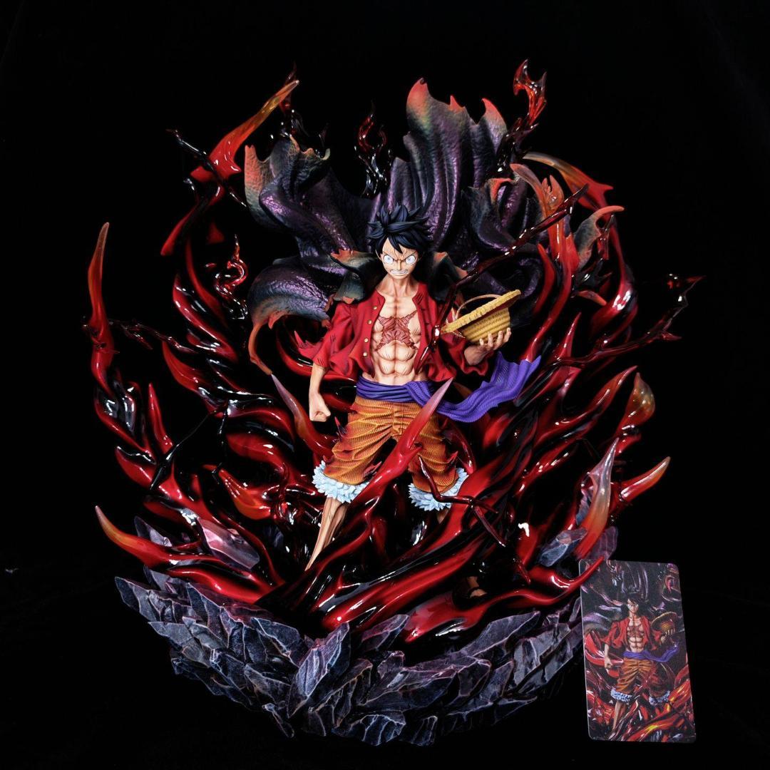 ワンピース 覇王色の覇気 新四皇 ルフィ ガレージキット フィギュア