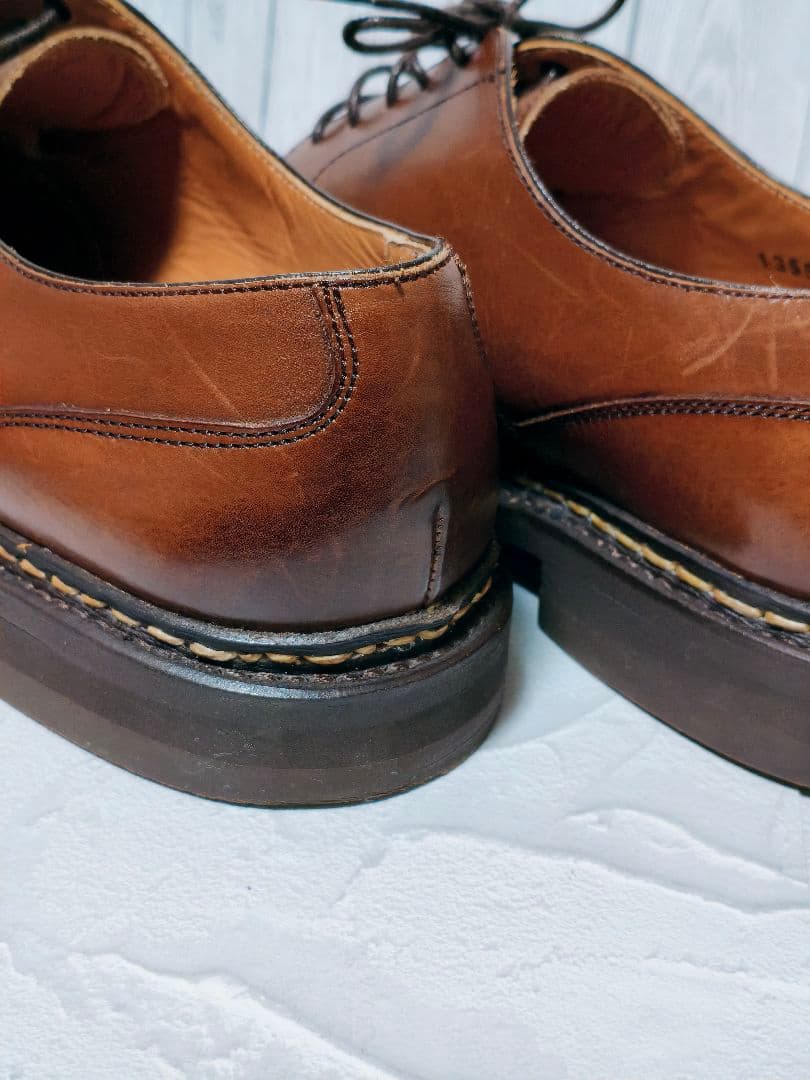 Berwick1707 Uチップ ブラウン カジュアル 革靴 モカシン