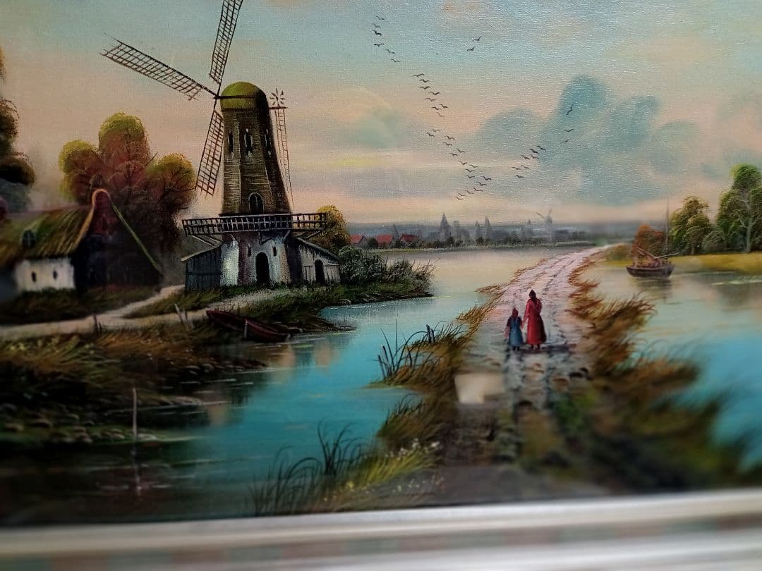 c.FuITZのサインがあります直筆油絵です