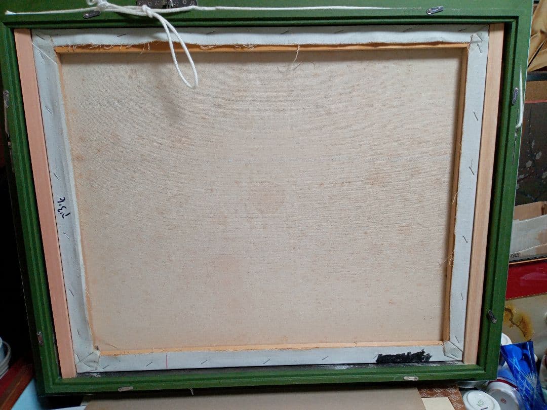 c.FuITZのサインがあります直筆油絵です