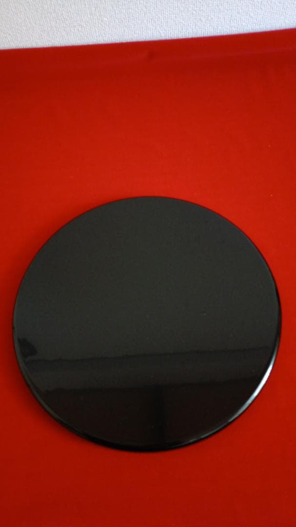 【真珠の輝き伝統工芸品！】 輪島塗 木製 本漆 格調高い新品丸盆