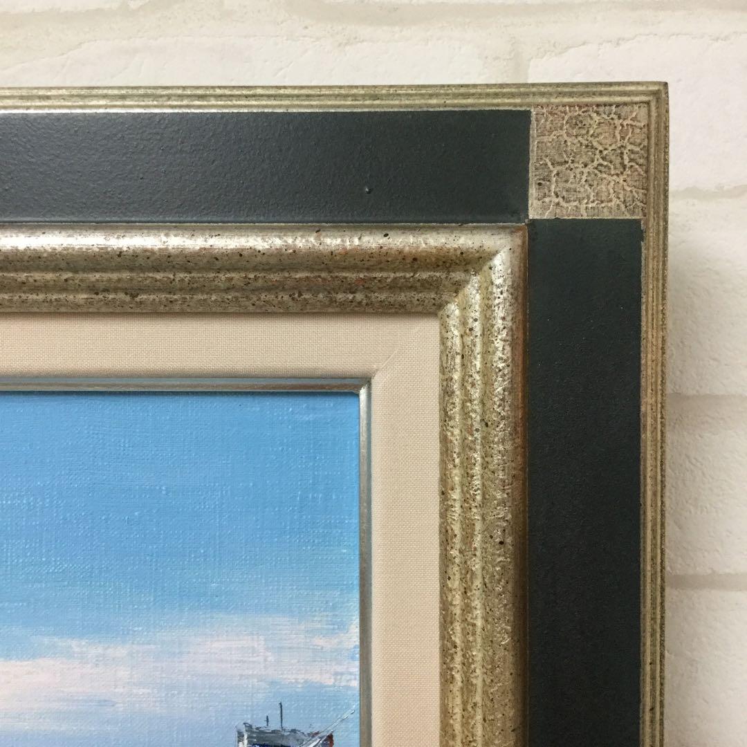 絵画・額縁・油絵・小林幸三・神戸・F6号・ポートタワー・ハーバーランド・美術品