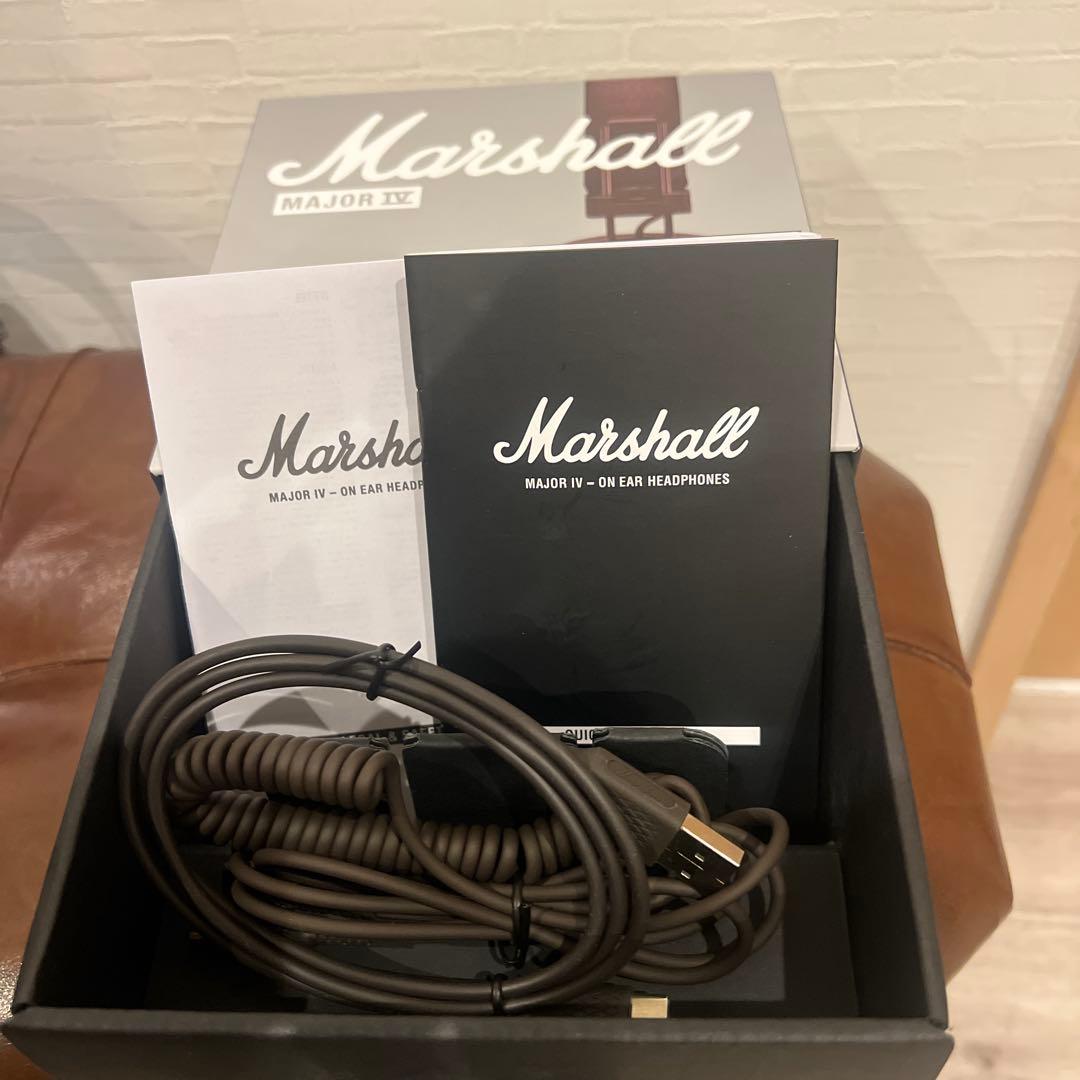Marshall ワイヤレスオンイヤーヘッドホン Major IV ブラウン