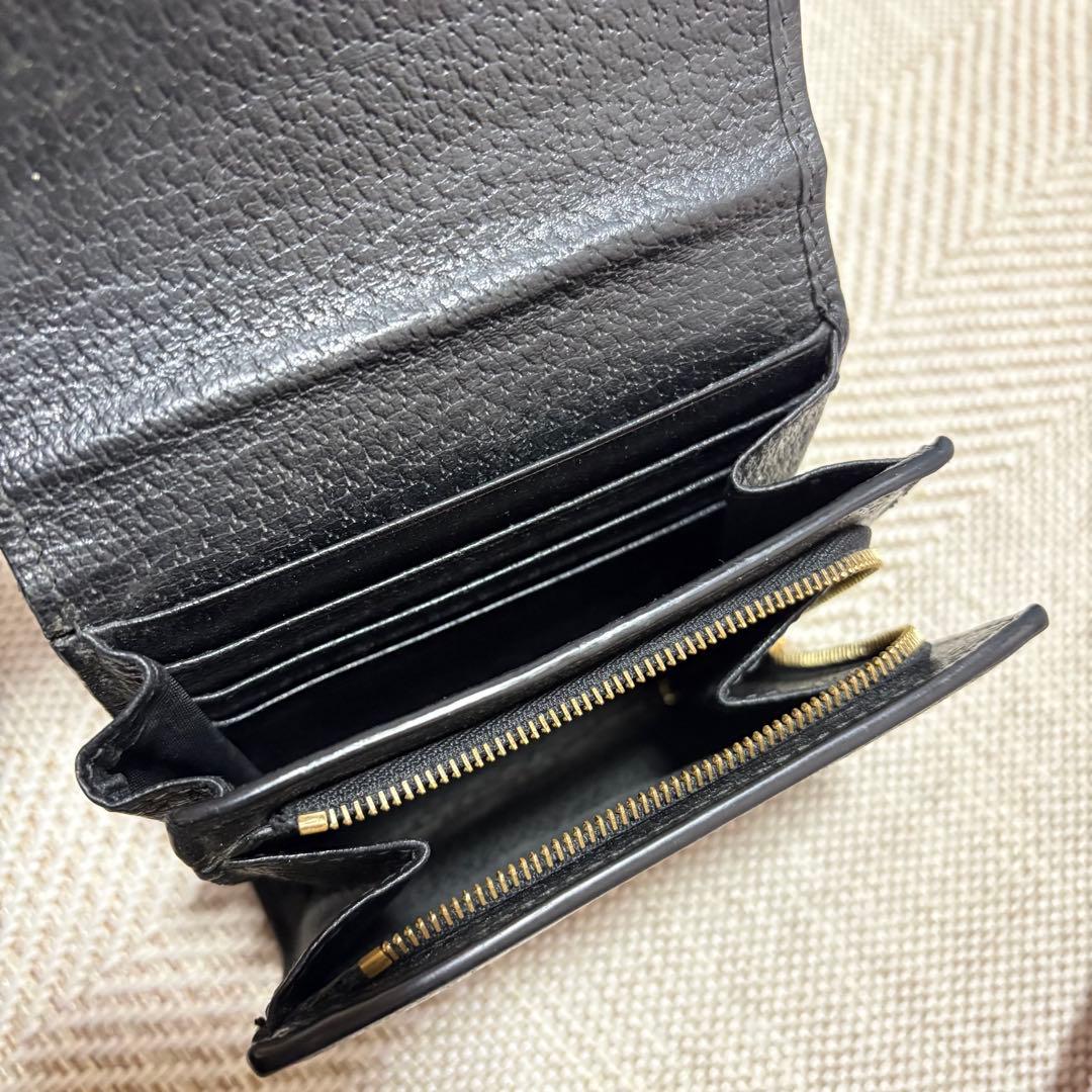 GUCCI オールドグッチ　シェリーライン　二つ折り財布