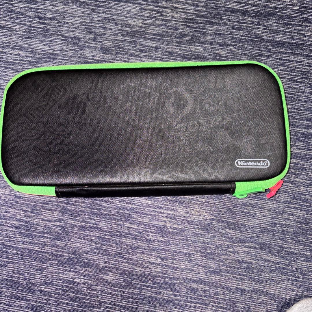 Switch 本体 青とオレンジのジョイコン Switch入れ物