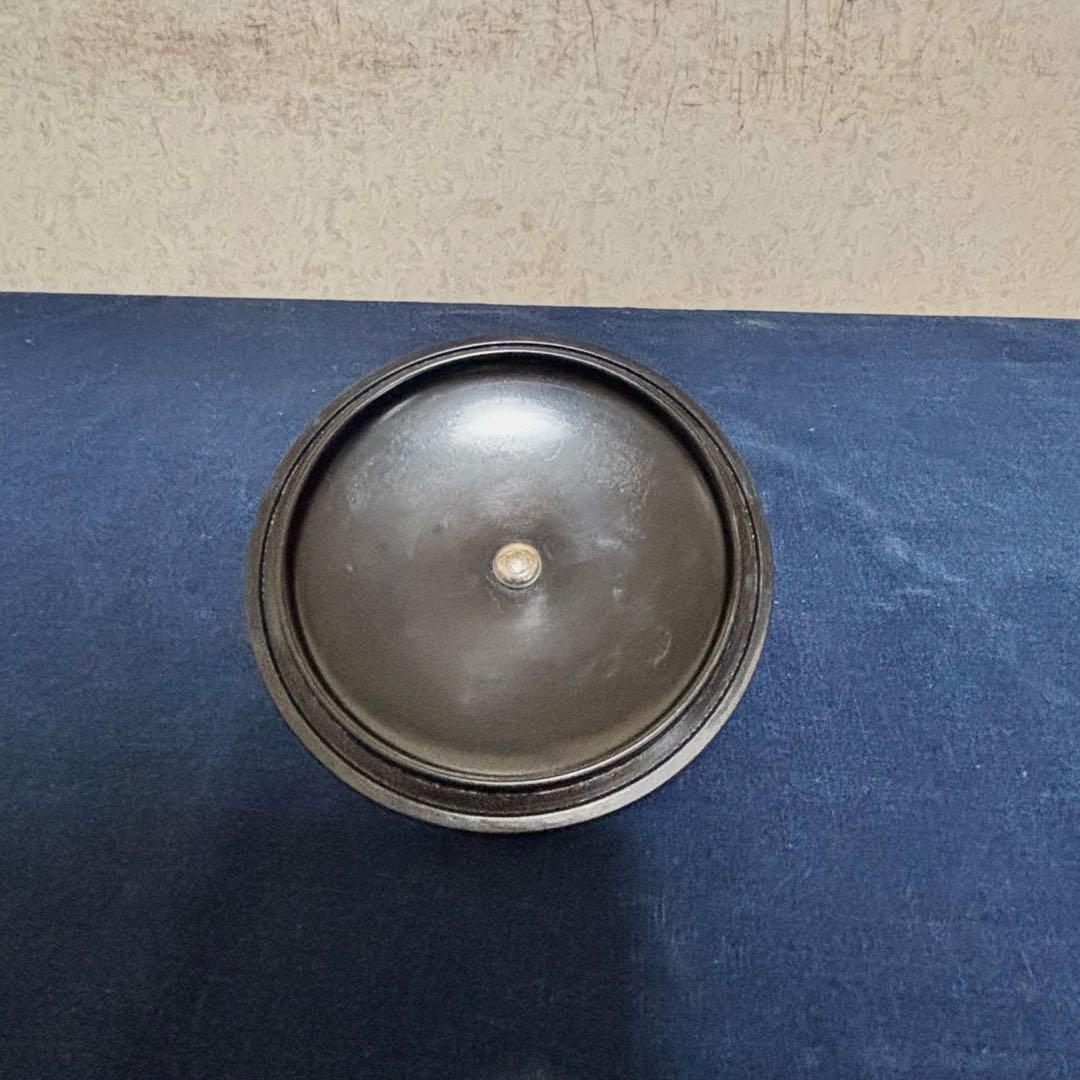 人間国宝浄清造/銀摘み/風炉 /茶釜/電熱器/唐銅鬼面風炉釜/野々田電熱器/敷板