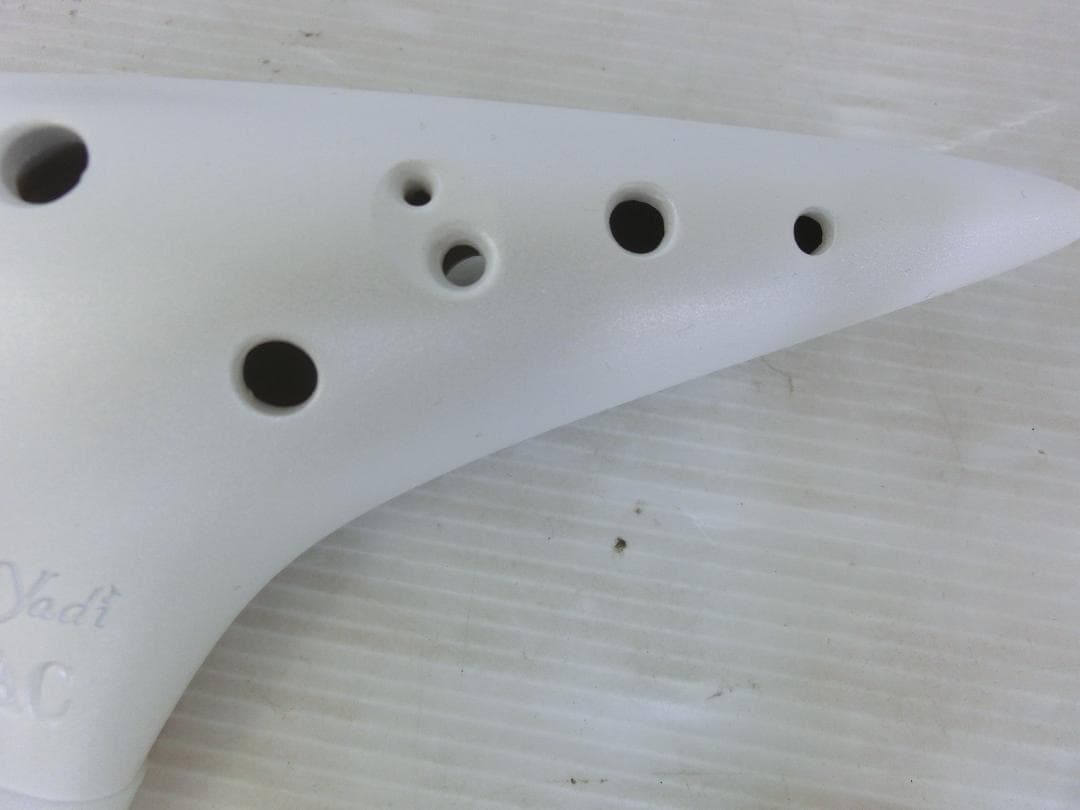 M938★Yadí AC★オカリナ★専用ケース付き★白★ホワイト