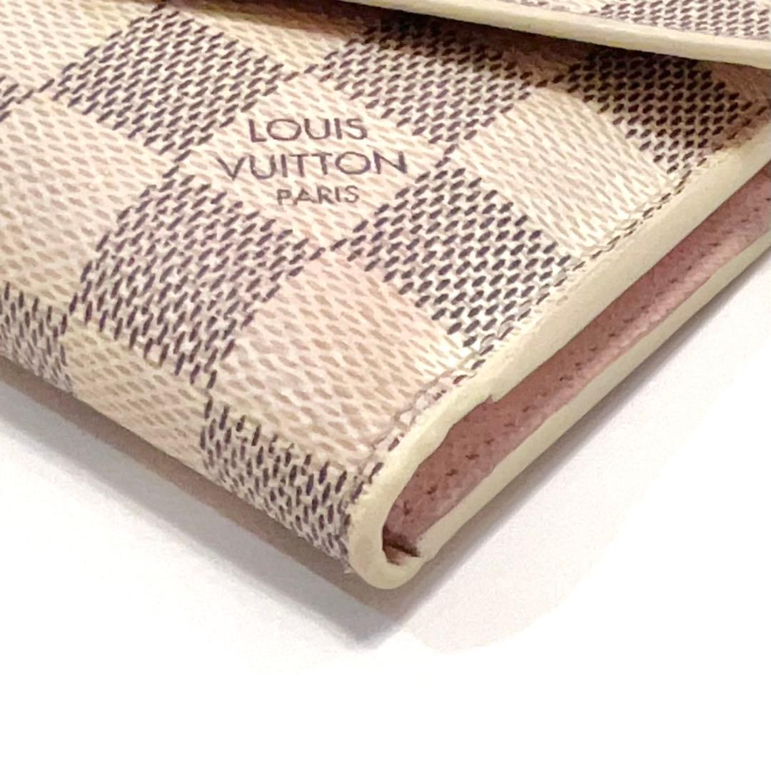 ルイヴィトン 折り財布 アズール ポルトフォイユ ヴィクトリーヌ N64022