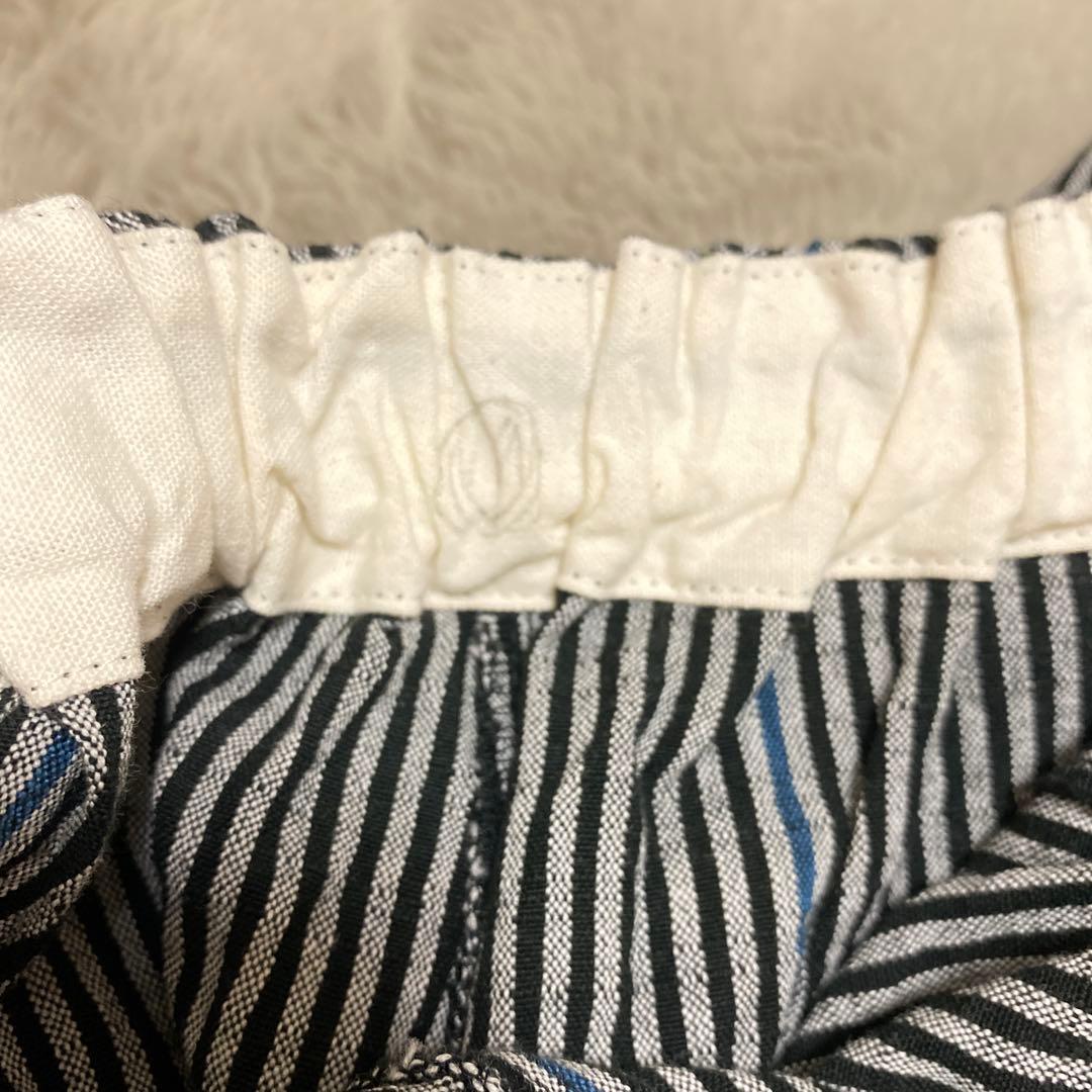 美品ヤンマ産業　 HARAPPA 会津木綿　ダボパン　ソフトサルエル＋10㌢丈