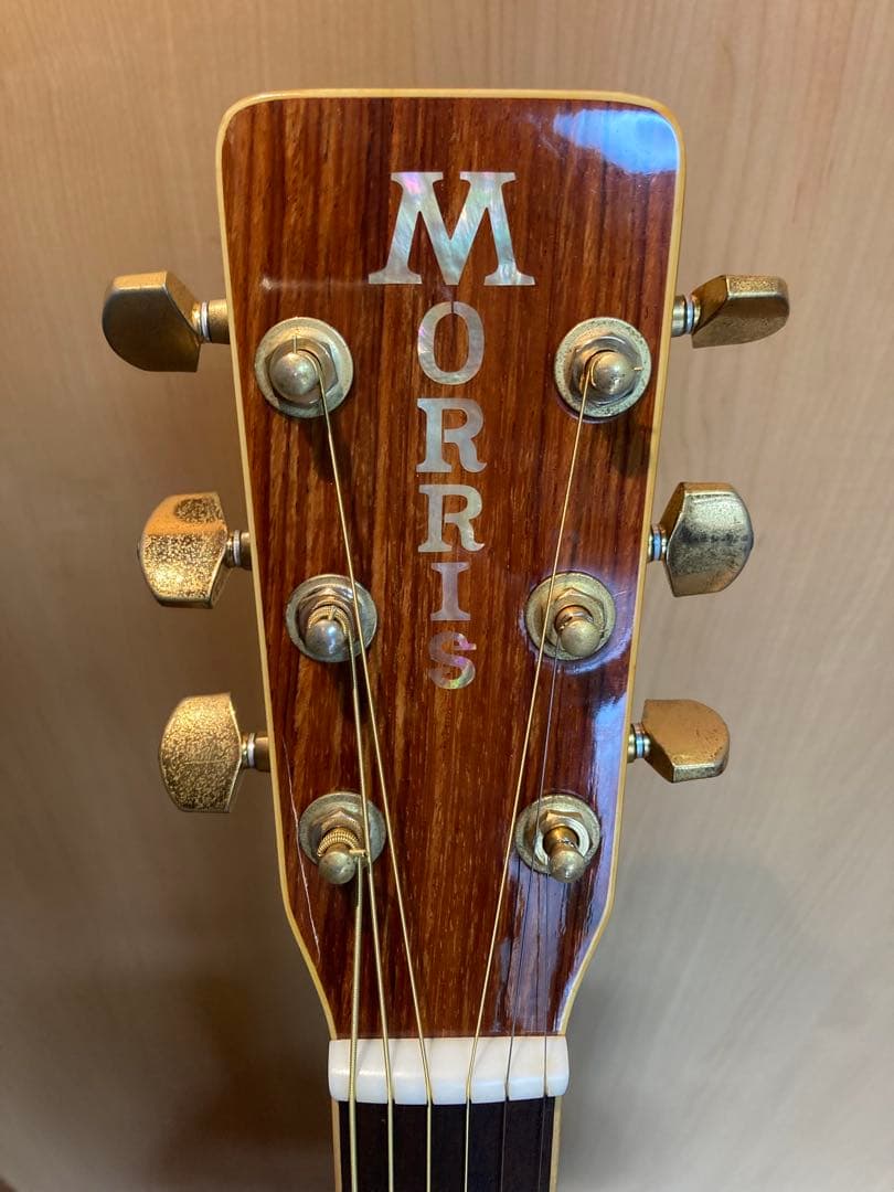 モーリスアコースティックギタージャパンヴィンテージ　ハードケース付　morris