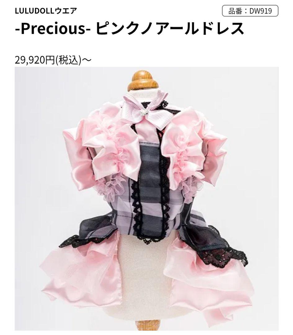 プレシャスルルドール ドレス