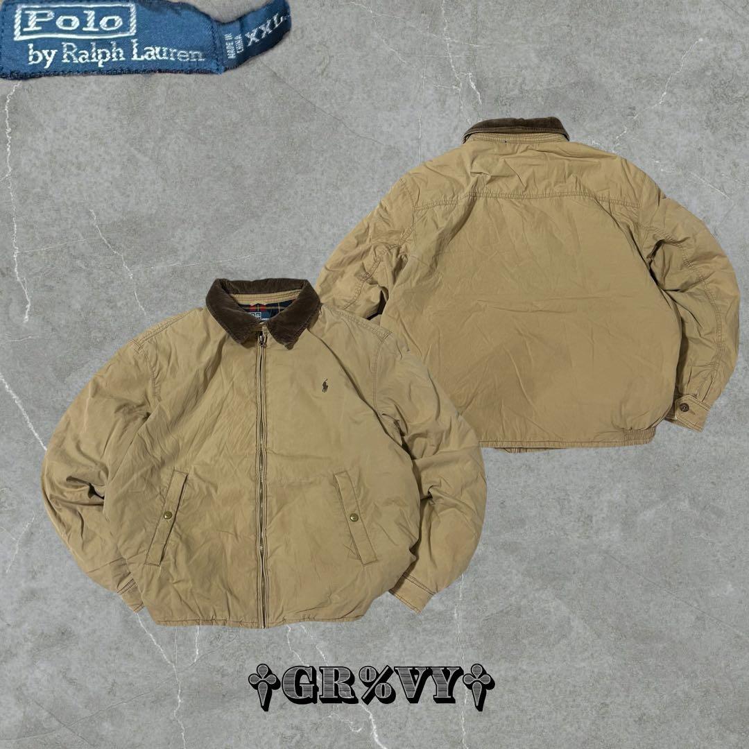 ゴ*ー様 古着 90s Ralph ポロラルフローレン スイングトップ